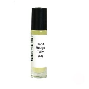 Habit Rouge (M) Guerlain: Type 1/3 Glass Roll-On Bottle